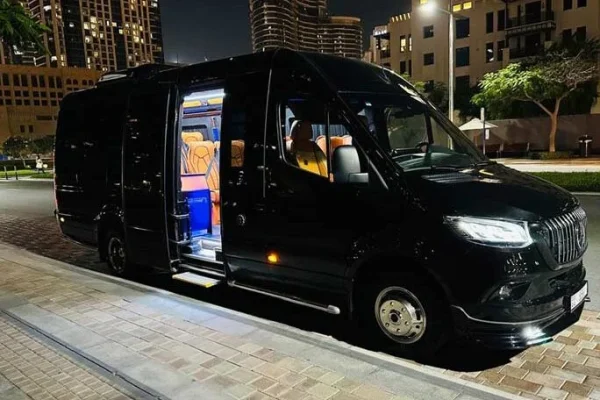 Hire a Mercedes Sprinter Car with Driver in Dubai